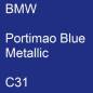 Preview: BMW, Portimao Blue Metallic, C31.